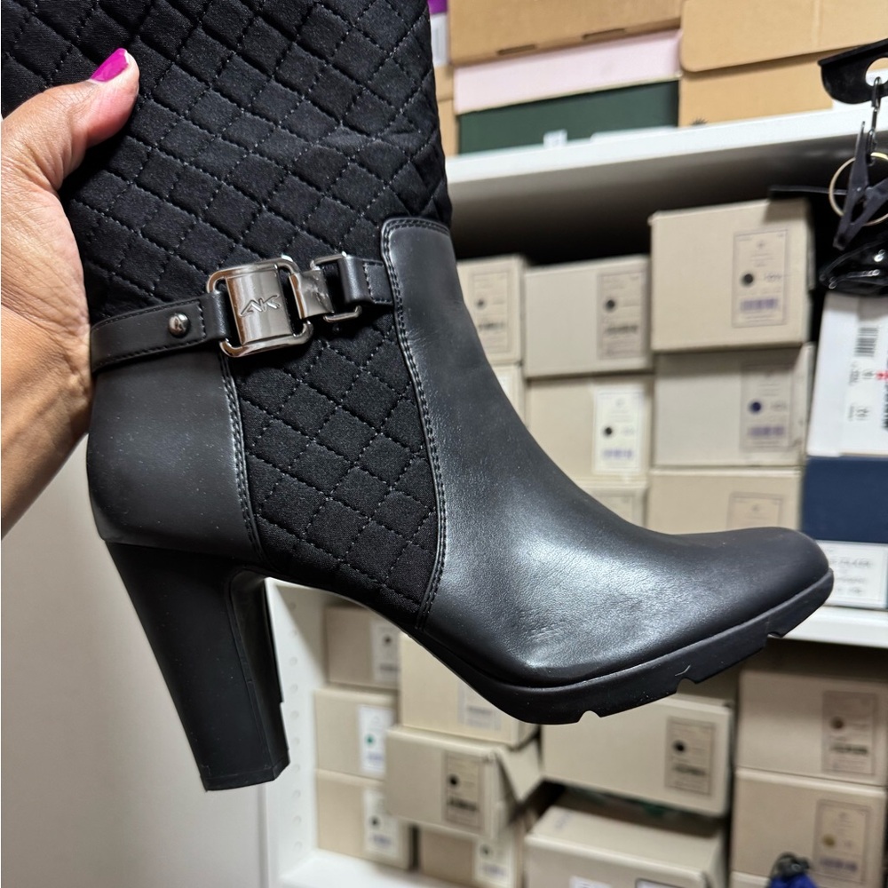 Anne Klein Sport Quilted Knee Boots - Picture 9 of 9